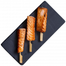 Salmon skewers (3 pieces)